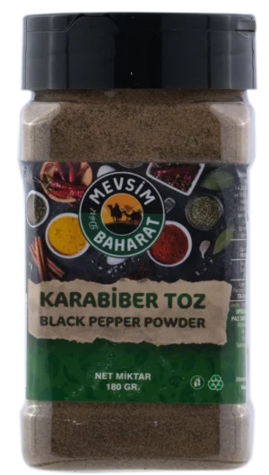 Karabiber Toz (Pet Kavanoz) 180gr
